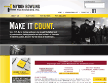 Tablet Screenshot of myronbowling.com